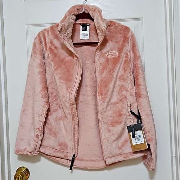 The North Face | Osito Long Sleeve Raschel Fleece Jacket | Pink Moss NWT S/P - Picture 4 of 8